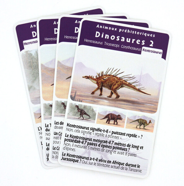 Quiz Quartet - Animaux Préhistoriques