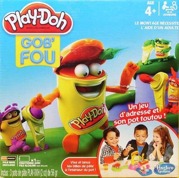 jeu de société enfant avec pate a modeler play doh gob fou garcon fille
