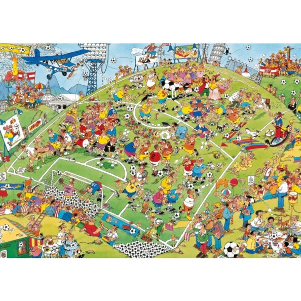 Pack de 3 puzzles Jan van Haasteren thème Foot Jumbo
