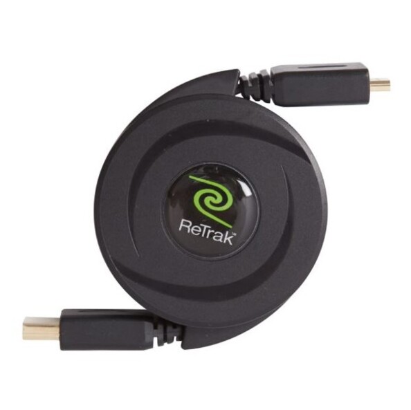 Câble HDMI vers Micro-HDMI Type D rétractable.