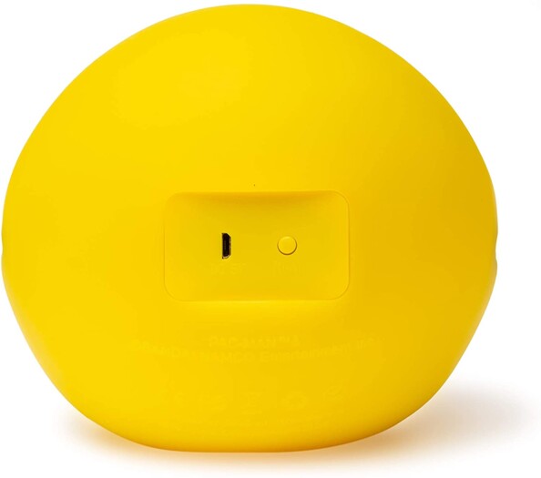 La partie arrière du chargeur sans fil Pac-Man pour smartphones.