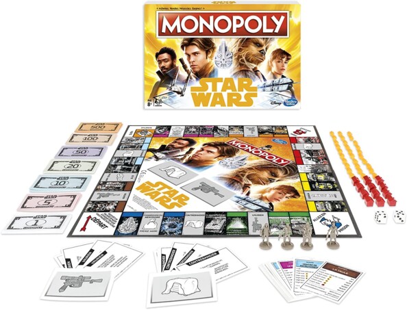 Jeu de société Monopoly édition Star Wars Han Solo.