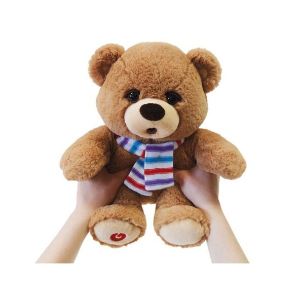 La peluche ours Grumly avec effets sonores.