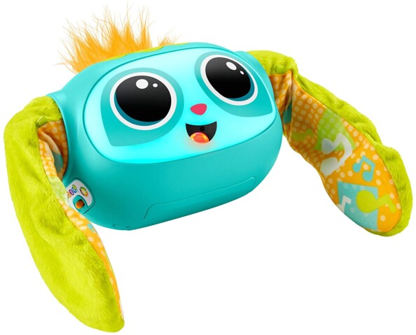 Robot interactif avec sons et lumière Rovi de Fisher Price.