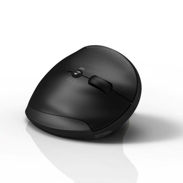 Souris ergonomique sans fil, 2.4 Ghz & Bluetooth PORT Connect
