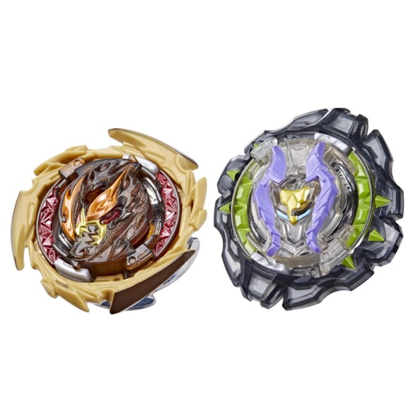 toupies Beyblade Quaddrive Destruction Ifritor et Stone Nemesis