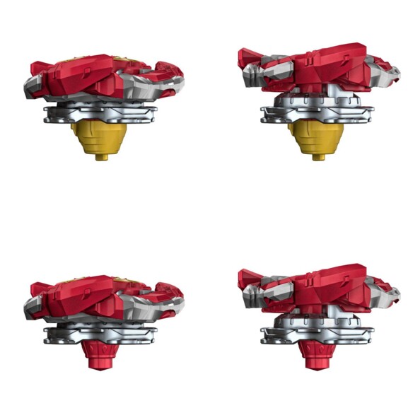 Vue de profil toupie Beyblade Salvage Vatryek Rashad V7