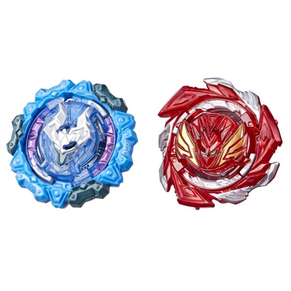 deux toupies Beyblade Quaddrive par Hasbro F4491