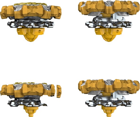 Vue de profil de la Beyblade Burst Gilded Balderov B7