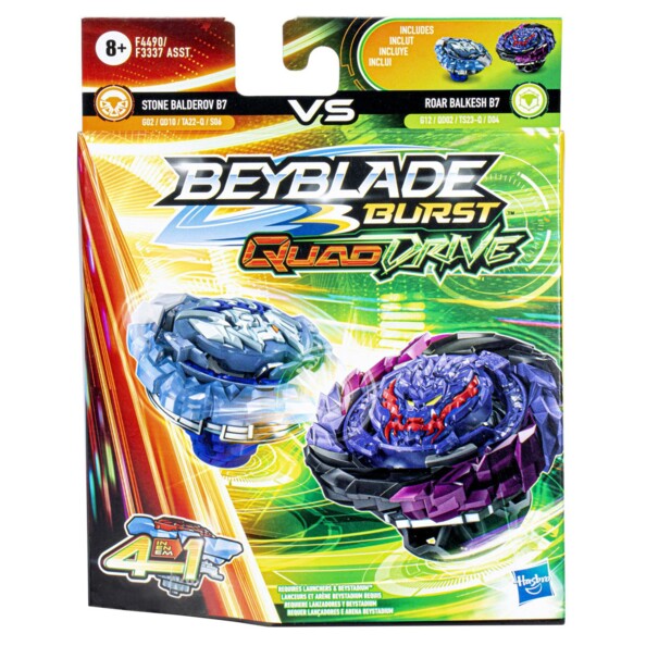 Emballage de toupie Beyblade Quad Drive par Hasbro