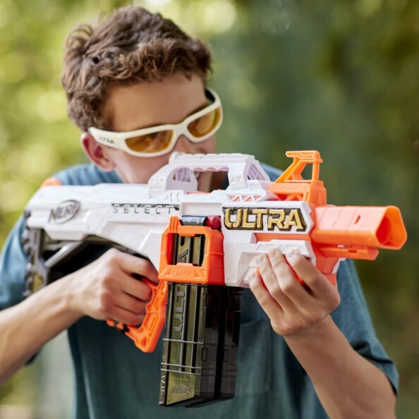 Nerf Ultra Select inclut chargeurs et fléchettes
