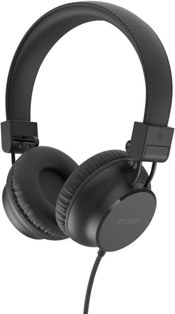 Casque audio filaire NIMA coloris noir de la marque Ryght
