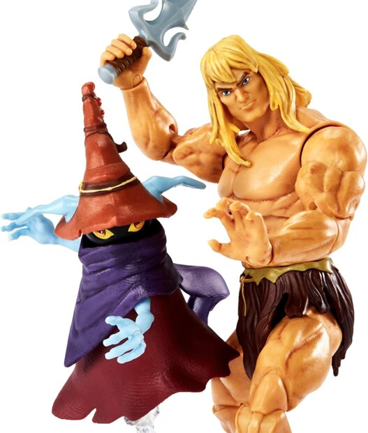 Zoom sur figurines Orko et He-Man édition Maîtres de l’Univers : Révélation