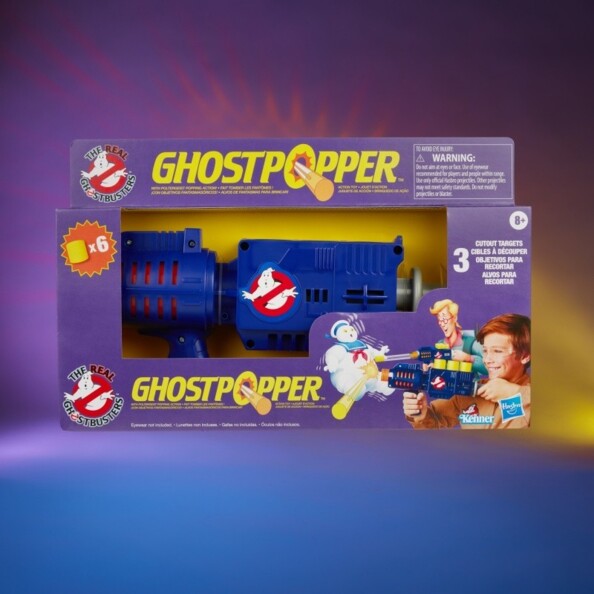 Boite du pistolet Ghostpopper de la marque Hasbro