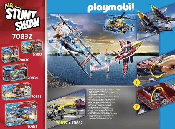 Playmobil Air Stuntshow modèle Jet Aigle