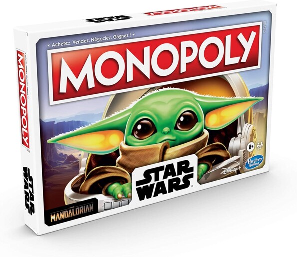 Packaging Monopoly bébé Yoda le mandalorian