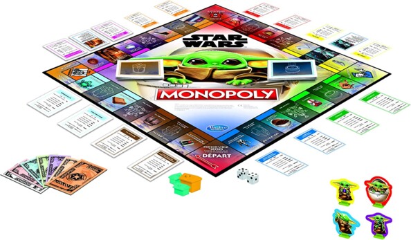 Jeu de plateau Monopoly l'enfant Star Wars