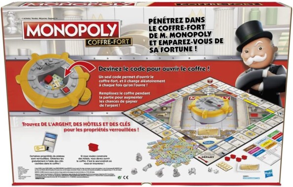 Dos packaging Monopoly Coffre-Fort