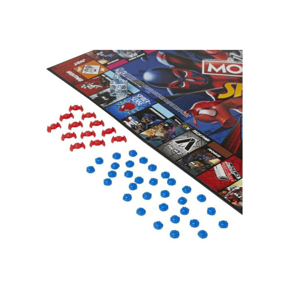 32 arachno-traqueurs et12 arachno-robots rouges du Monopoly Spider man