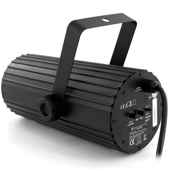 Lampe à effet LED DJ Moonflower pour éclairage d'ambiance vue de biais