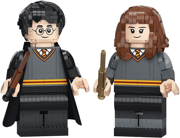 Harry Potter et Hermione Lego géant à construire