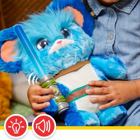 Peluche interactive avec sons et lumières Nubs Star Wars