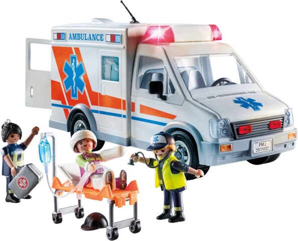 Playmobil CITY Action ambulance avec blessée