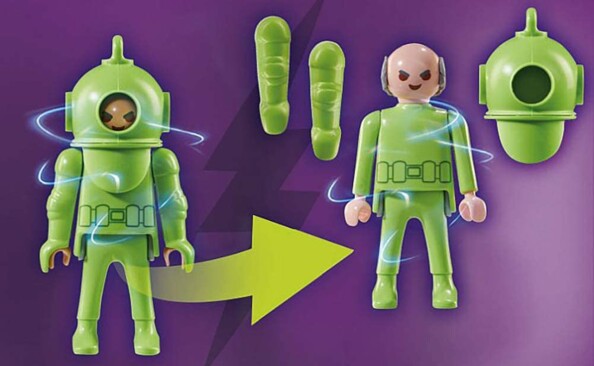 Play mobil scooby doo avec combinaison de plongée pour trouver le trésor