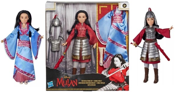 Poupée Disney pour enfant Mulan princesse guerrière avec mouvement d'épée