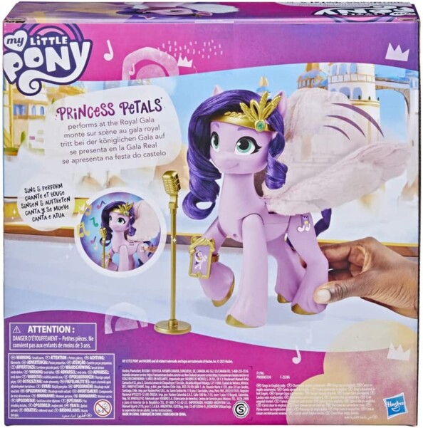 Arrière de l'emballage de My Little Pony Princess Petals