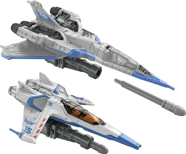 2 avions de combats avec projectiles