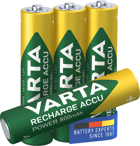 Pack de 4 piles rechargeables AAA spécial DECT
