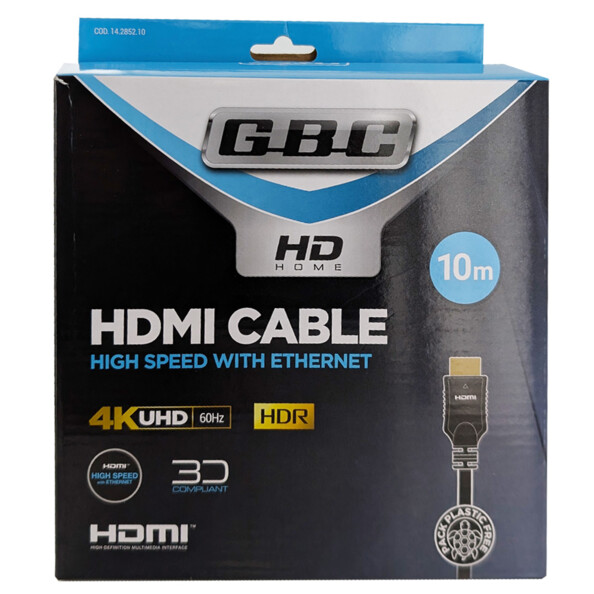 packaging du Câble HDMI compatible 4K 10 m GBC