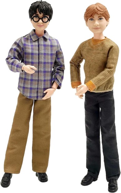 Coffret Harry Potter : figurines articulées de Harry et Ron