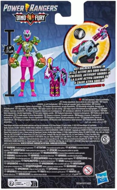 Dos boîte Hasbro Power Rangers Dino Fury Ranger Rose