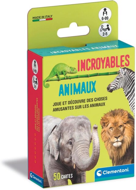 Incroyables Animaux - Jeu de cartes éducatif