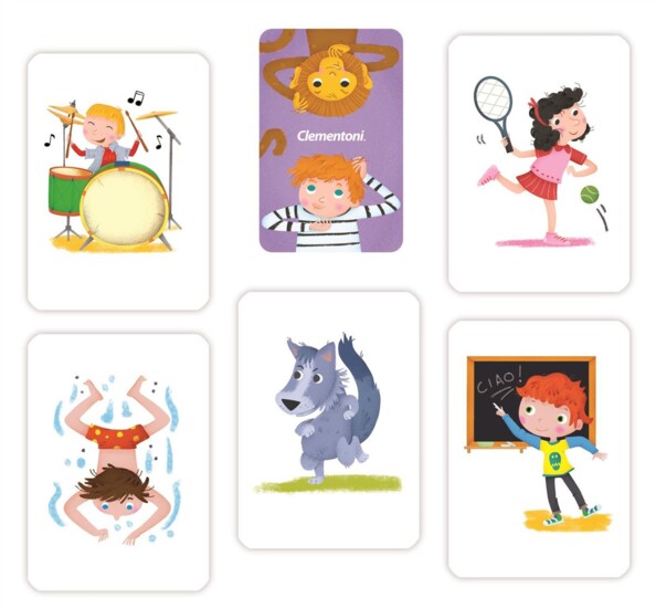 Jeu de cartes Mime — 50 cartes illustrées, mimes et devinettes