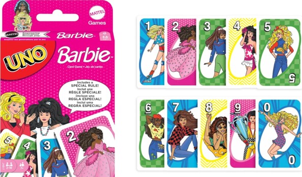 Jeu de cartes UNO édition spéciale Barbie