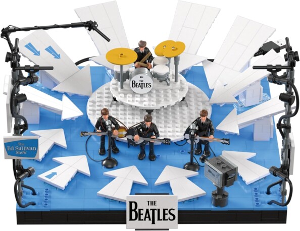 Scène emblématique décorée de flèches des Beatles