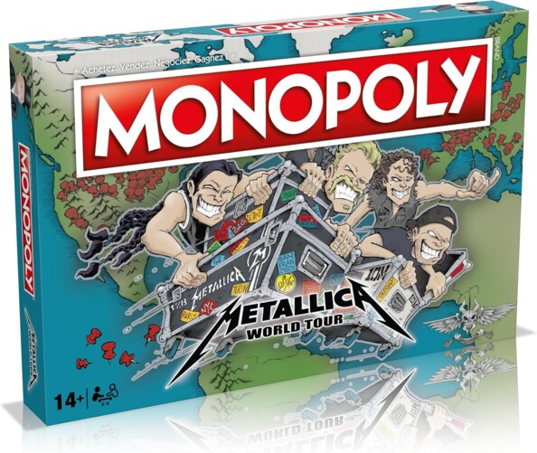 Jeu de société Monopoly Metallica