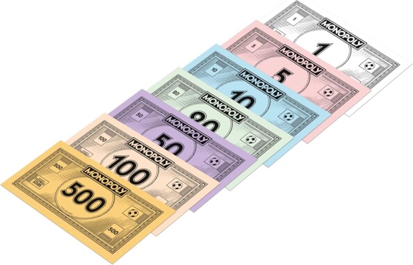 Paquet de billets de banque de Monopoly World Football