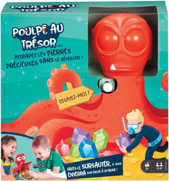Poulpe au Trésor : jeu d’adresse et de suspense