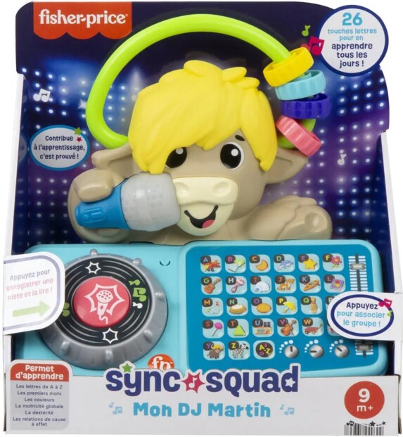 Mon DJ Martin (Sync Squad), Fisher-Price jouet parlant, lumineux et évolutif