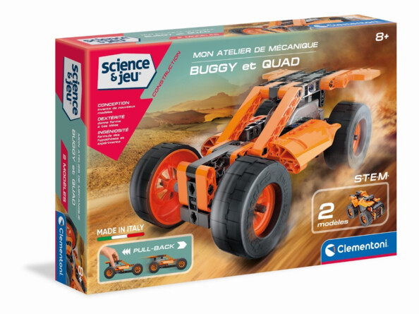 Kit Mon atelier de mécanique : buggy et quad à friction
