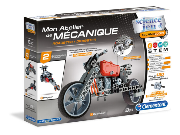 Kit mon atelier de mécanique : roadster et dragster