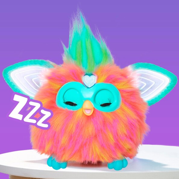 Jouet interactif Furby corail