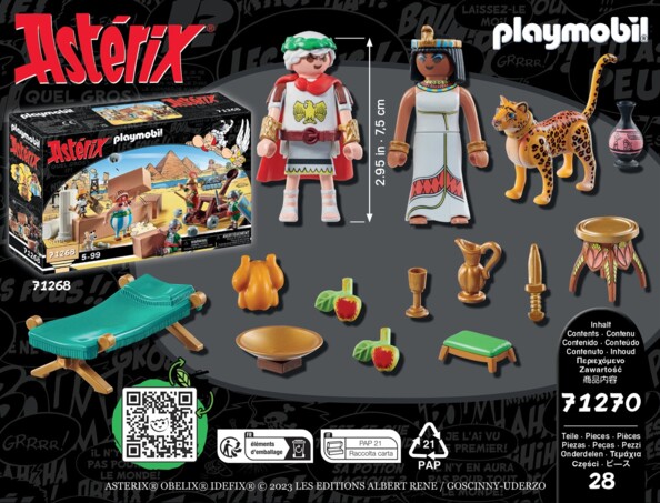 Playmobil Astérix : César et Cléopâtre