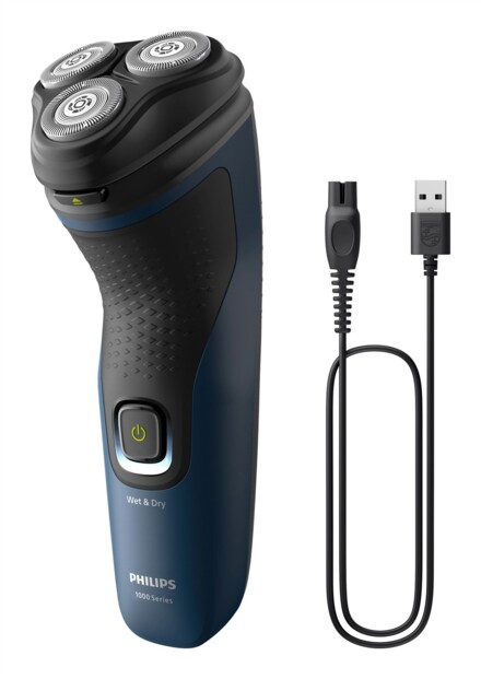 Rasoir et tondeuse pour homme pour barbe et moustache avec câble USB