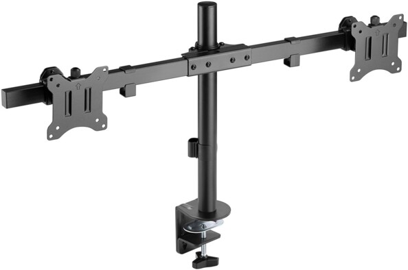 Support double écran pour bureau