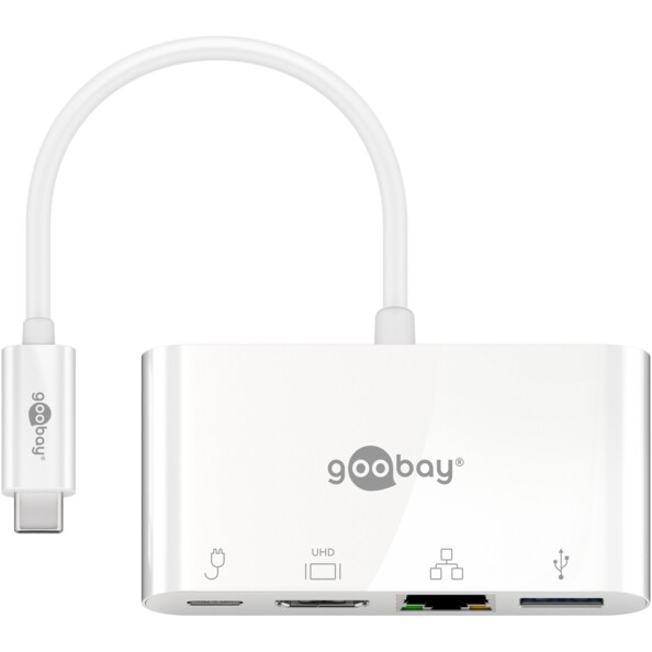 Adaptateur USB-C vers HDMI / RJ45 / USB-A / USB-C
